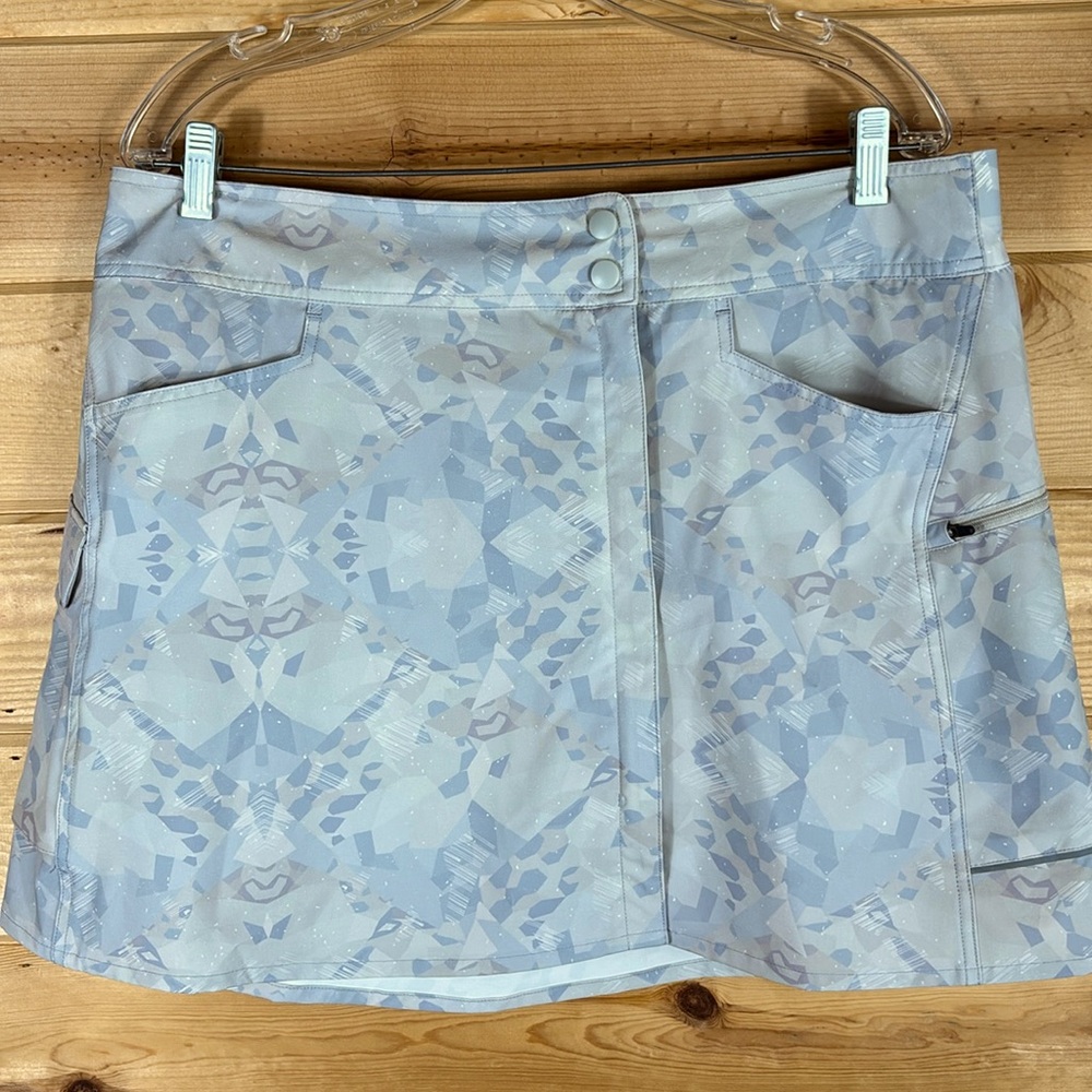 Terry Bicycle Mixie Skirt, Purple/Gray, Size XL